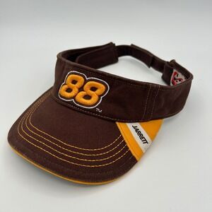 Dale Jarrett UPS Racing Visor Chase Authentics Youth Brown NASCAR Sporty Vintage